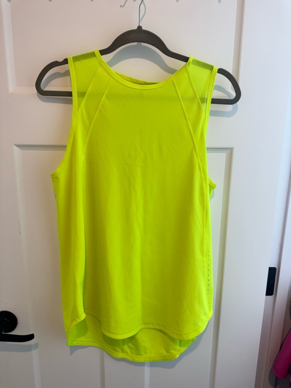 lululemon athletica Neon Yellow Sleeveless Performance Tank